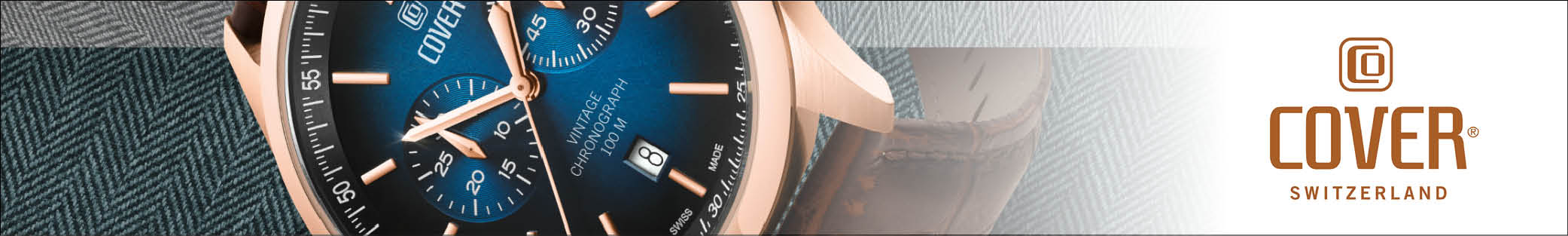 Flotte, sofistikerede Cover ure i højeste "Swiss made" kvalitet